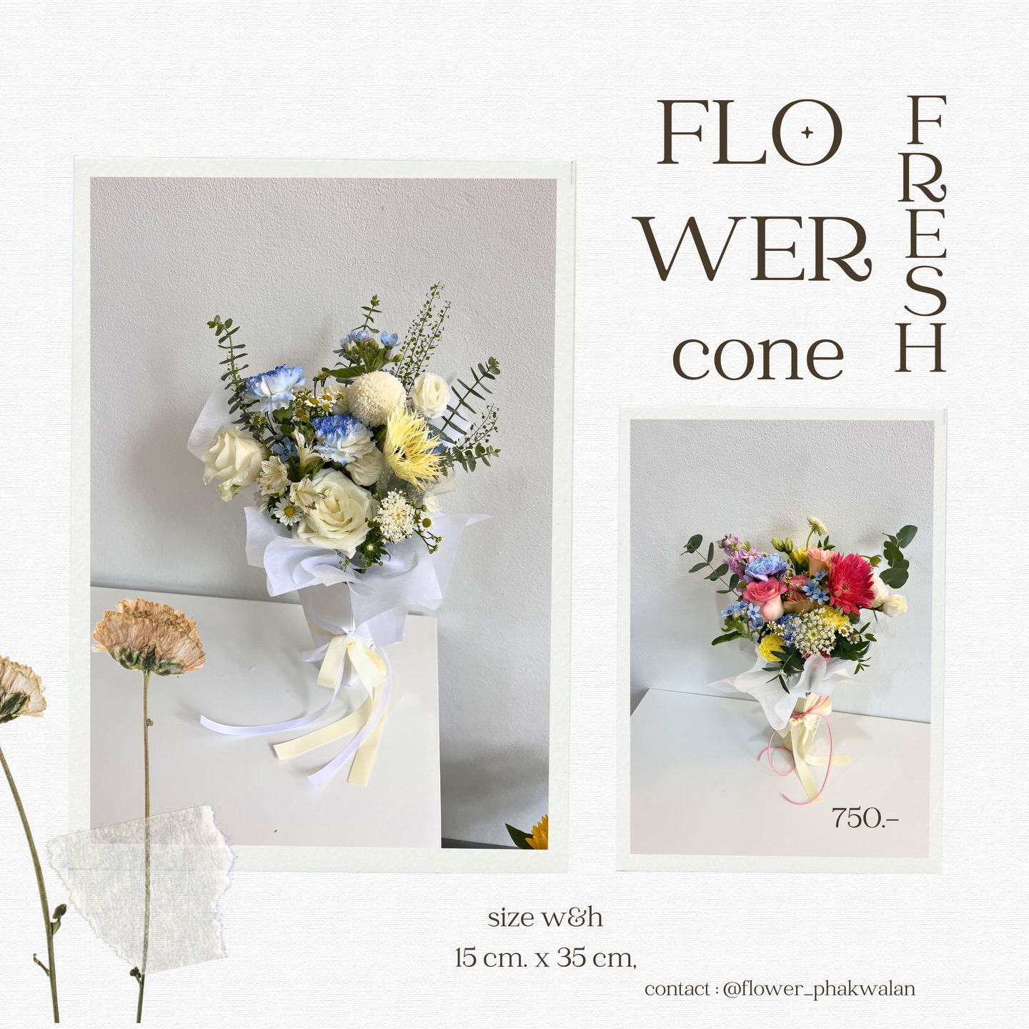 Fresh Flower Cone